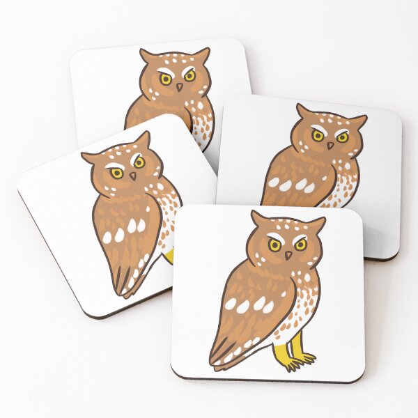 Item preview, flores scops owl illustration  designed and sold by Yarafantasyart.