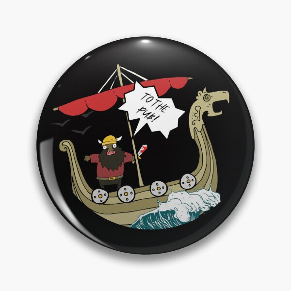 Item preview, The Viking goes by ship to the pub designed and sold by Zebrush.