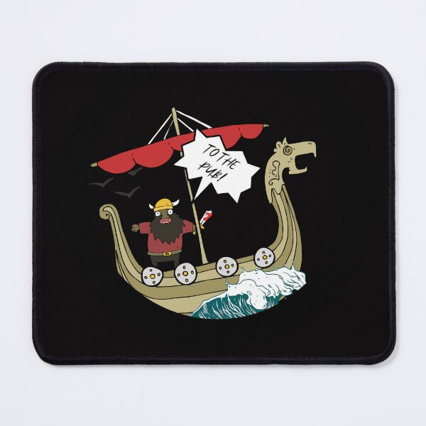 Item preview, The Viking goes by ship to the pub designed and sold by Zebrush.