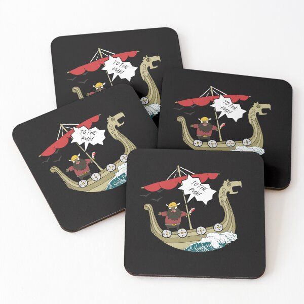 Item preview, The Viking goes by ship to the pub designed and sold by Zebrush.
