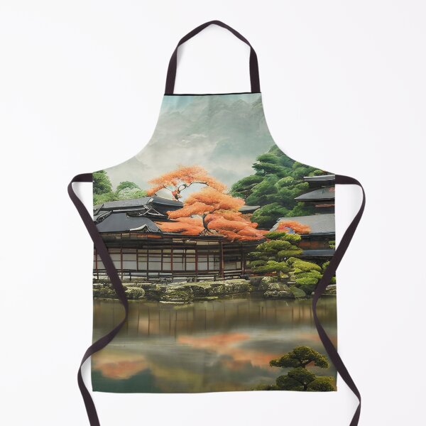 Item preview, View of Ancient Japan Fantasy A Realistic Artwork 19 designed and sold by mythographiaart.