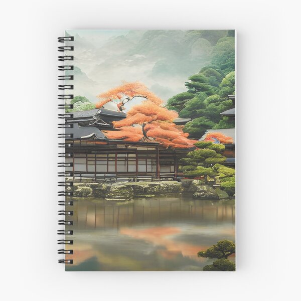 Item preview, View of Ancient Japan Fantasy  A Realistic Artwork 19 designed and sold by mythographiaart.