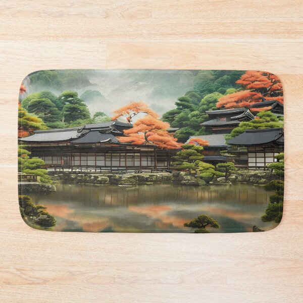 Item preview, View of Ancient Japan Fantasy  A Realistic Artwork 19 designed and sold by mythographiaart.