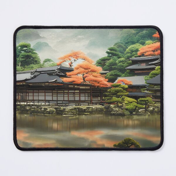 Item preview, View of Ancient Japan Fantasy  A Realistic Artwork 19 designed and sold by mythographiaart.