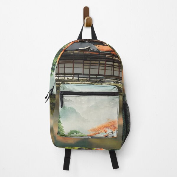 Item preview, View of Ancient Japan Fantasy  A Realistic Artwork 19 designed and sold by mythographiaart.