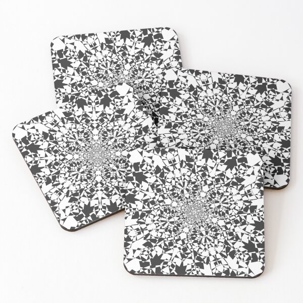 Item preview, Black Kaleidoscope Geometric Patterns designed and sold by GiveMeMood.