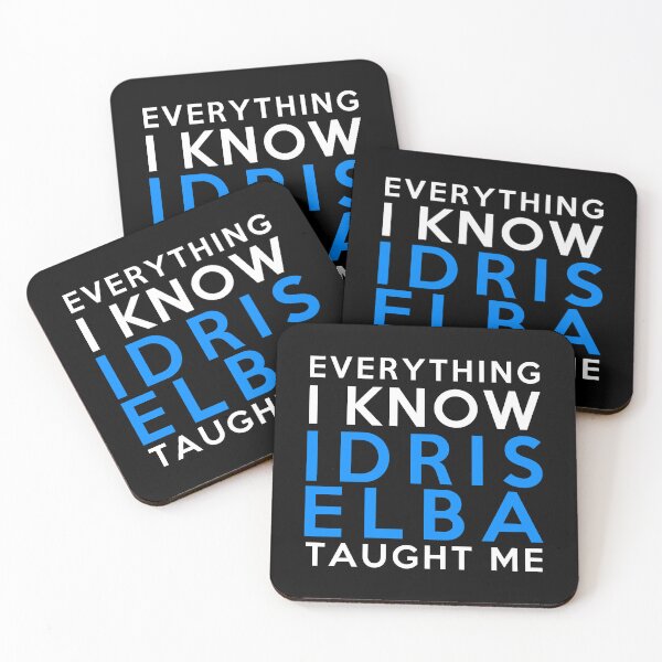 Item preview, Idris Elba - Everything I know designed and sold by 2Girls1Shirt.