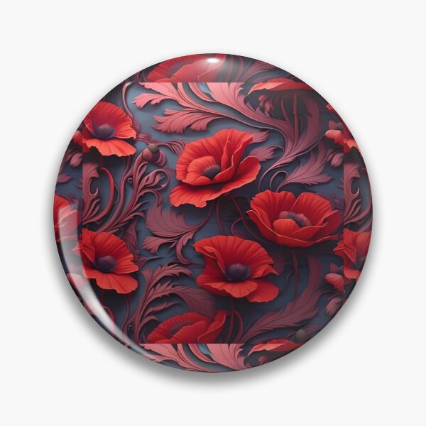 Item preview, Beautiful Poppy Floral Patterns for Your Home Decor - Redbubble designed and sold by addsomepattern.