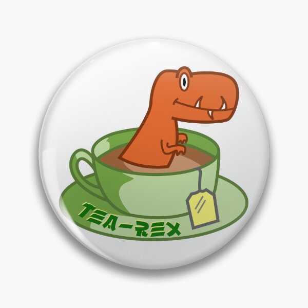 Item preview, Tea Rex drawing designed and sold by Blondiabshop.