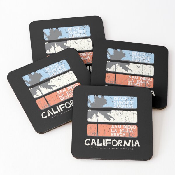 Item preview, Retro California Surfing designed and sold by SunsetFootsteps.