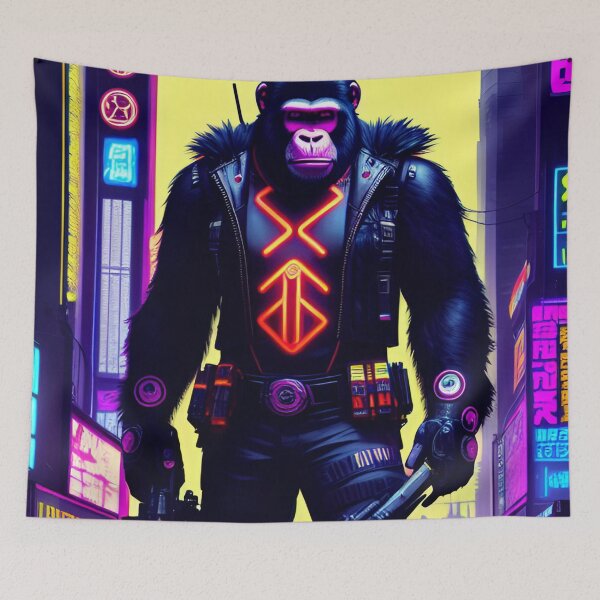 Item preview, Cyber Gorilla Ai Art designed and sold by CyberArtWorld.