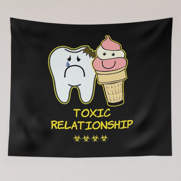 Item preview, 'Toxic Relationship' Couple Goals - Sarcasm Lovers Collection designed and sold by Ridiculam Toga.