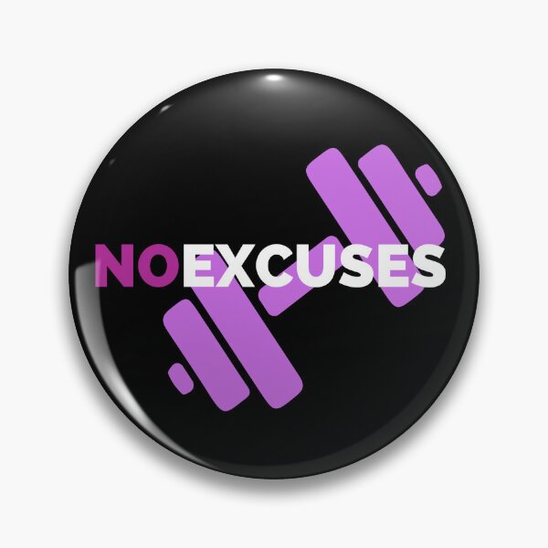 Item preview, No excuses designed and sold by zjshop.