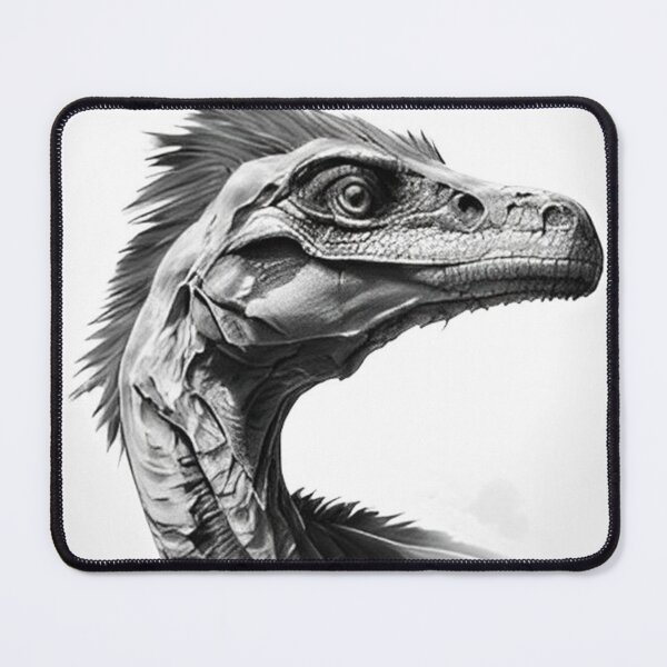 Item preview, Detailed Pencil Sketch of a Raptor for Animal and Art Fans designed and sold by Pencil-Art.
