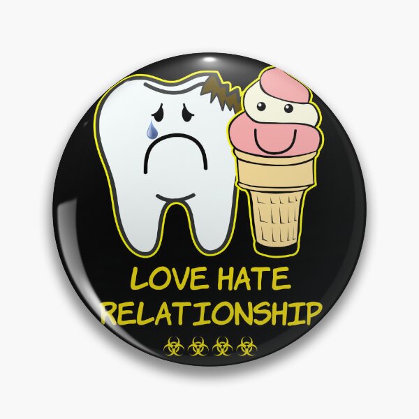 Item preview, 'Love Hate Relationship' Couple Goals - Sarcasm Lovers Collection designed and sold by Ridiculam Toga.