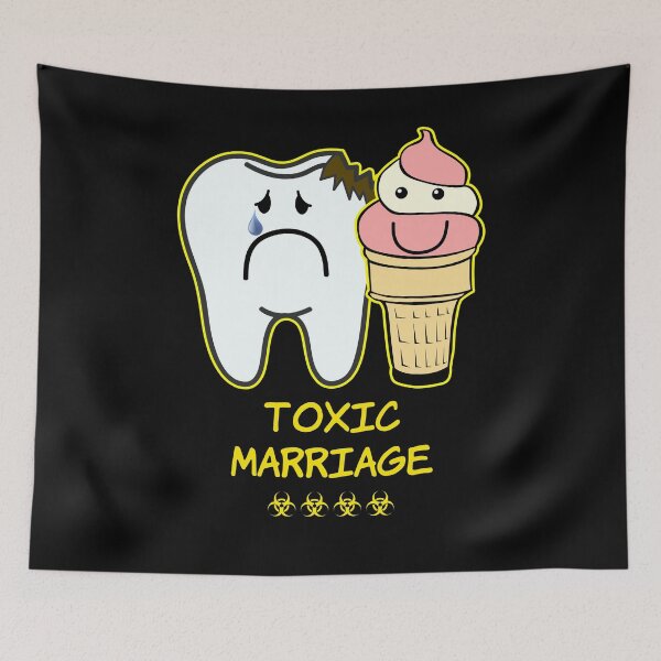 Item preview, 'Toxic Marriage' Goals - Sarcasm Lovers Collection designed and sold by Ridiculam Toga.