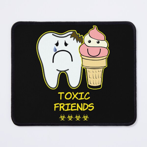 Item preview, 'Toxic Friends' Couple Goals - Sarcasm Lovers Collection designed and sold by Ridiculam Toga.