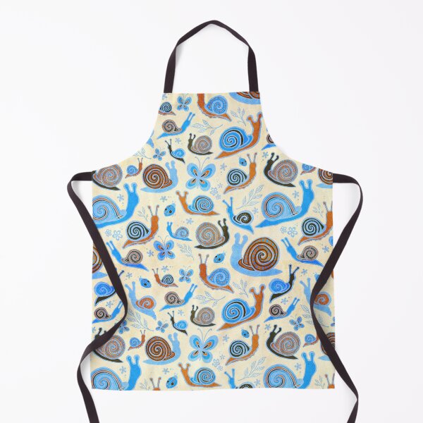 Item preview, Snail convention - blue and rust designed and sold by AprilAppleArt.