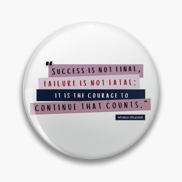Item preview, Success is not final quote sticker, card idea, social media post designed and sold by Mazouk.