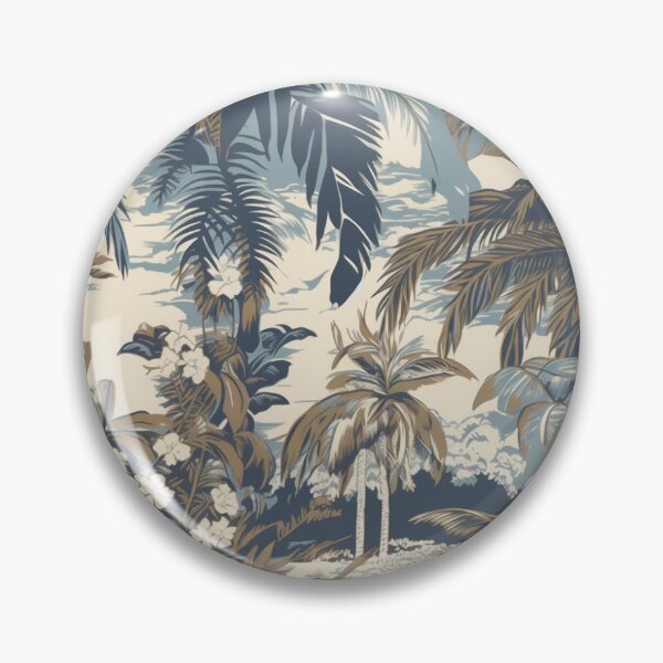 Item preview, Copy of Copy of A tropical island inspired foliage, flowers and boats paper designed and sold by paulstamp.