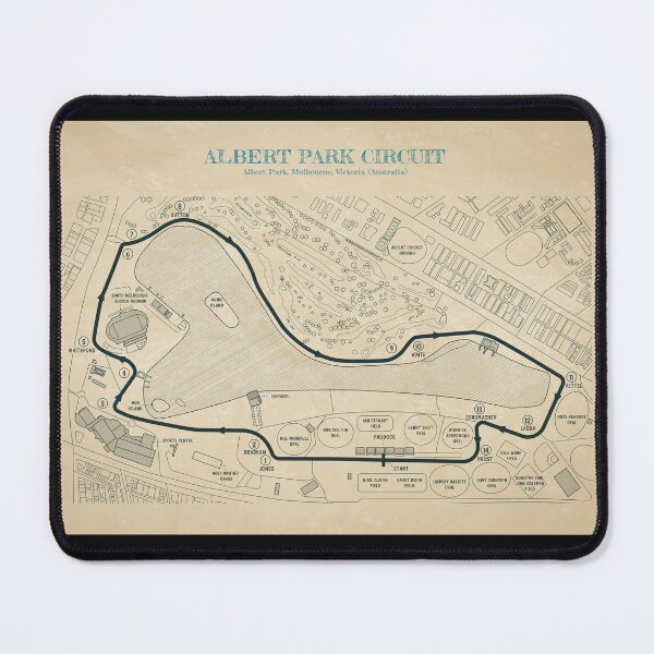 Item preview, Albert Park Circuit (Parchment) designed and sold by BGALAXY.