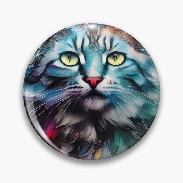 Item preview, Ice Cat Portrait #1 designed and sold by mrbribe.