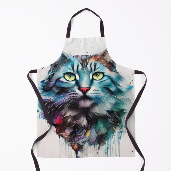 Item preview, Ice Cat Portrait #1 designed and sold by mrbribe.