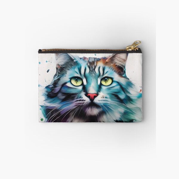 Item preview, Ice Cat Portrait #1 designed and sold by mrbribe.
