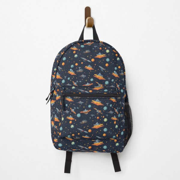Item preview, Cartoon Space Rockets Tiled Artwork #3 designed and sold by ArcStormDesigns.