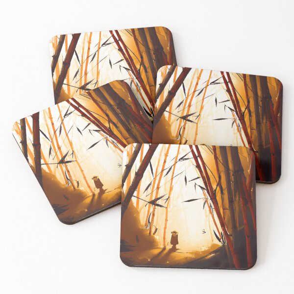 Item preview, Masked Wanderer in the Bamboo Grove designed and sold by ReshCastella.