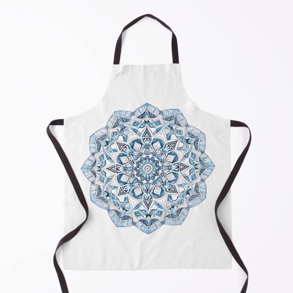 Item preview, Winter Snowflake Flower Pattern Hand-drawn Handmade Kaleidoscope Circular designed and sold by harmoneer.