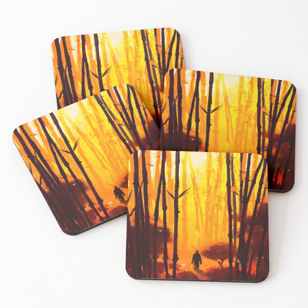 Item preview, Mystical Figure in the Bamboo Grove designed and sold by ReshCastella.