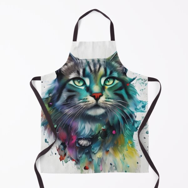 Item preview, Ice Cat Portrait #5 designed and sold by mrbribe.