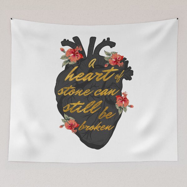 Item preview, A heart of stone can still be broken designed and sold by addict2reading.