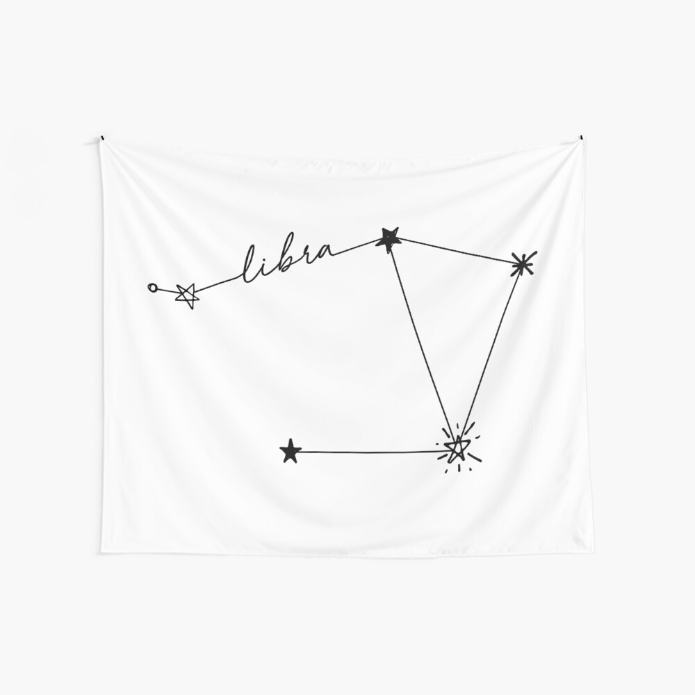 libra constellation drawing