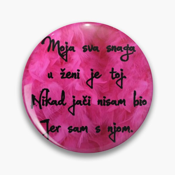 Item preview, Lyrics - Moja sva snaga u ženi je toj, nikad jači nisam bio jer sam s njom (Šal) designed and sold by Marija Barisic.