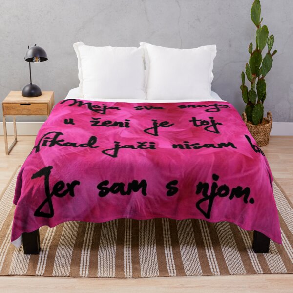 Item preview, Lyrics - Moja sva snaga u ženi je toj, nikad jači nisam bio jer sam s njom (Šal) designed and sold by Marija Barisic.