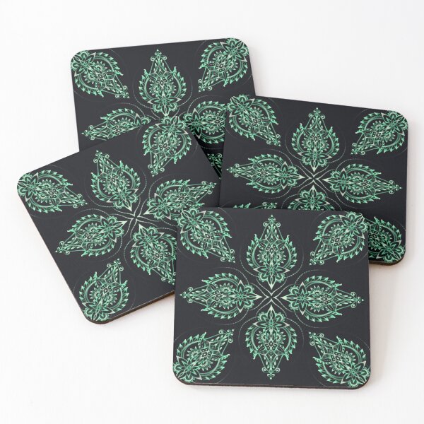 Item preview, Green patterned  designed and sold by MezBerry.