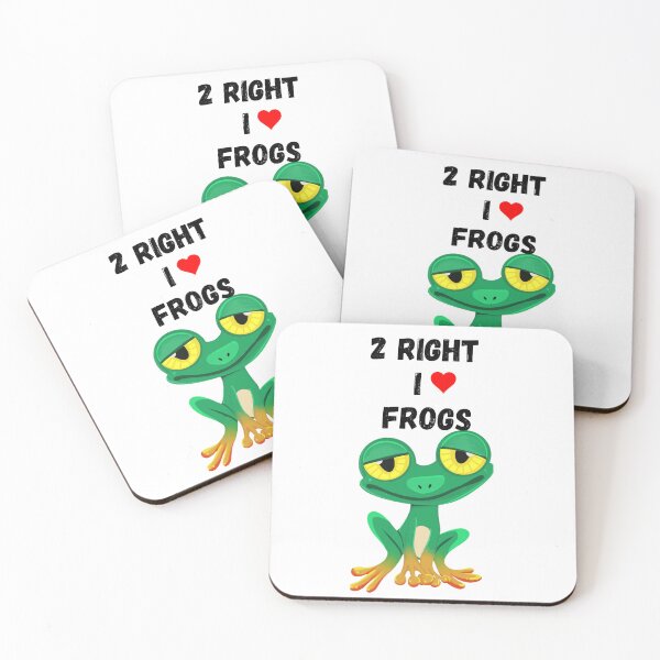 Item preview, 2 RIGHT I LOVE FROGS designed and sold by Kezmich Works.