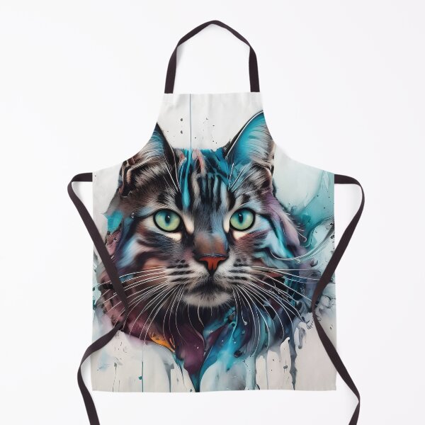 Item preview, Ice Cat Portrait #10 designed and sold by mrbribe.