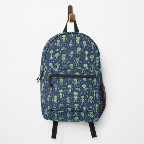 Item preview, Cartoon Space Aliens Tiled Artwork #2 designed and sold by ArcStormDesigns.