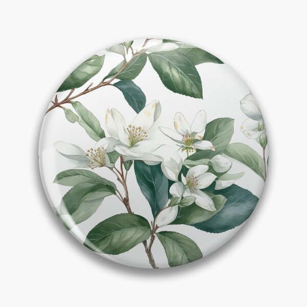 Item preview, Alder-leaved serviceberry pattern designed and sold by RooArtistry.