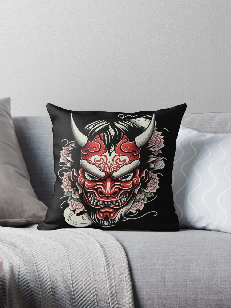 Masque Hannya Oni Noir/Rouge