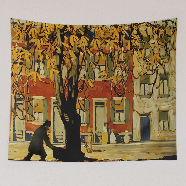 Item preview, In the Ward, 1913 by Lawren Harris designed and sold by TheRedVineyard.