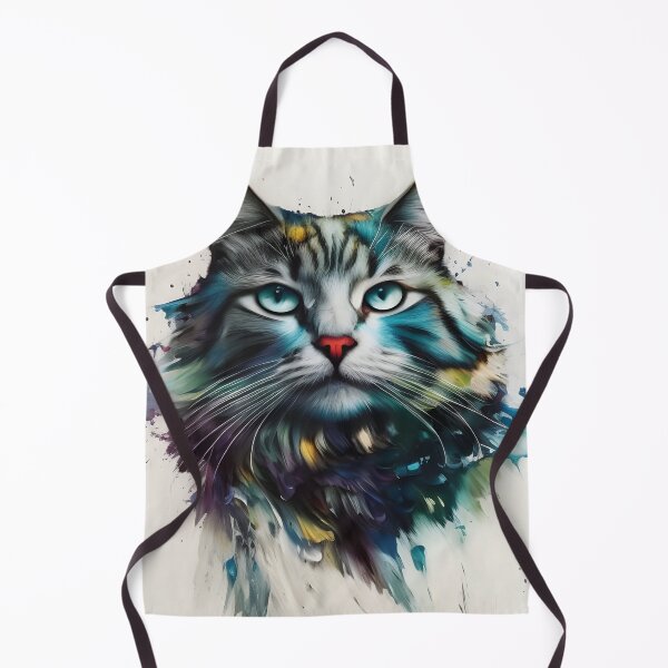 Item preview, Ice Cat Portrait #16 designed and sold by mrbribe.