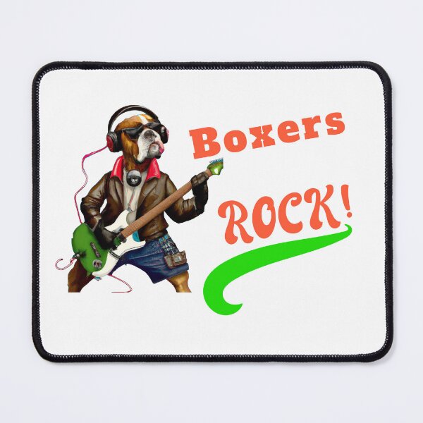 Item preview, Boxer Dogs Rock designed and sold by TheScruffyGoose.