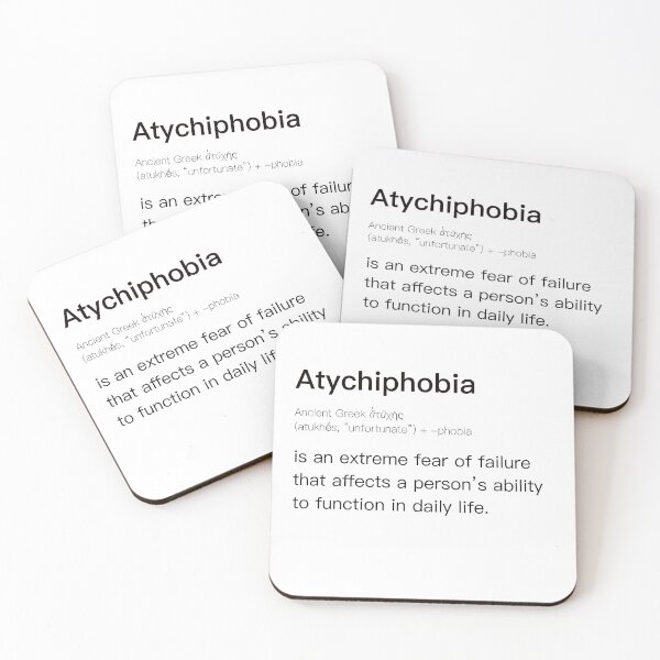 Item preview, Atychiphobia meaning  designed and sold by sunpraiserarts.