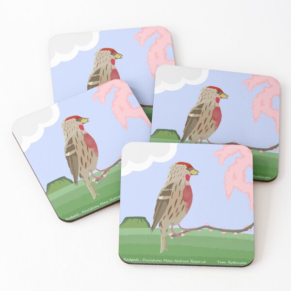 Item preview, Redpoll, Foulshaw Moss Nature Reserve designed and sold by LakelandDrawing.
