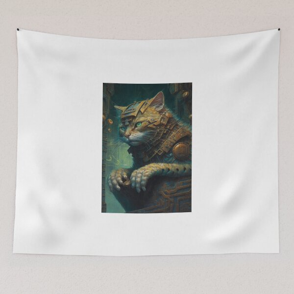 Artikelvorschau, Fantastical Felines #66E54B46 entworfen und verkauft von nixlim.