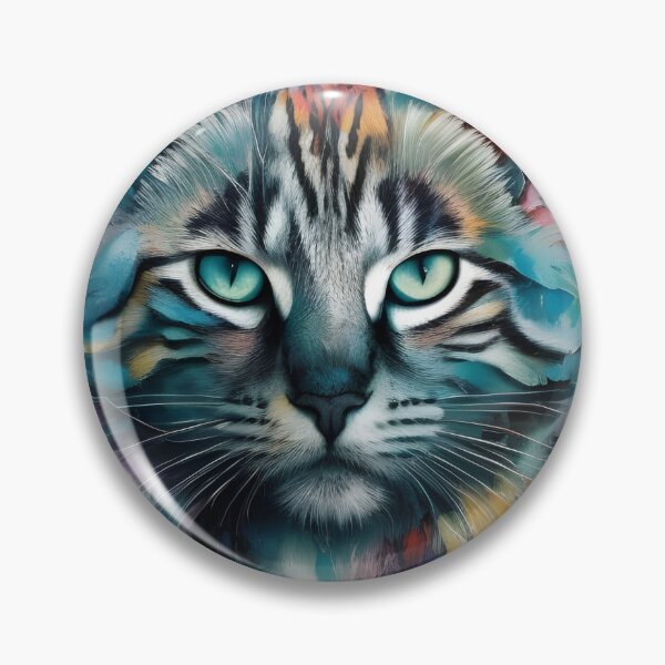Item preview, Ice Cat Portrait #19 designed and sold by mrbribe.